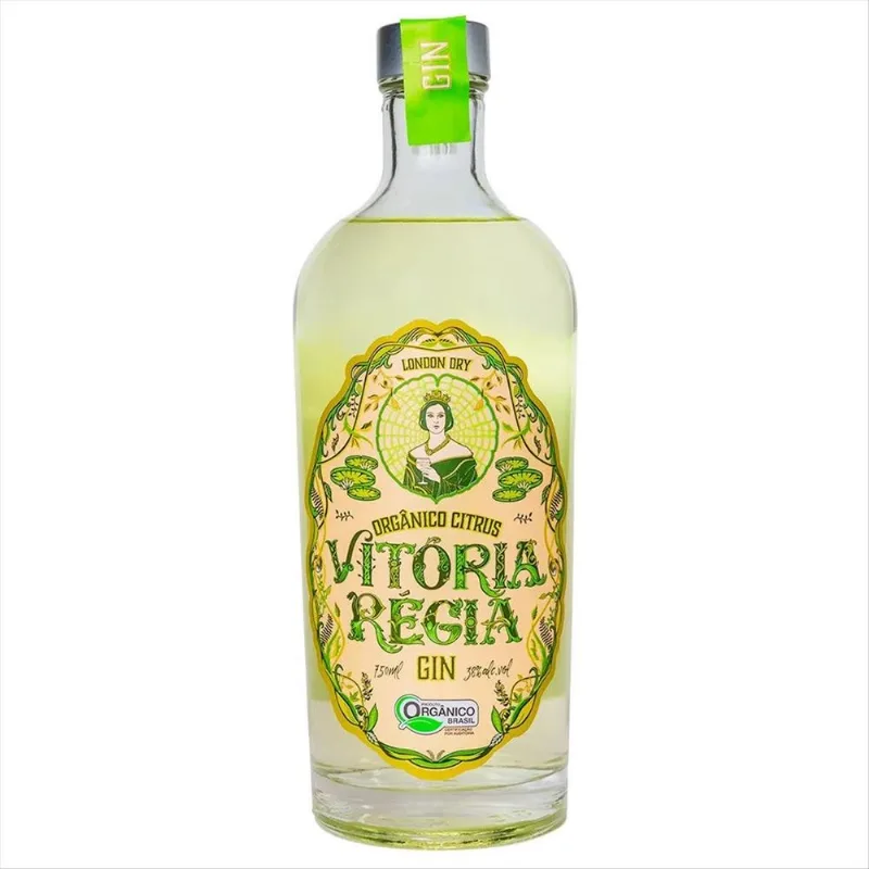 Gin Orgânico Vitória Régia Citrus Garrafa 750ml
