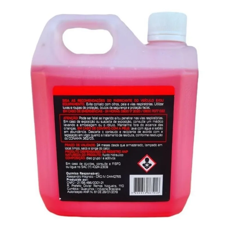 Fluido Óleo Mineral Para Freio Hidráulico Bike Algoo 1 Litro
