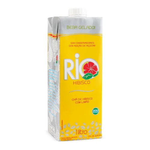 Cha Rio 1l Hibisco/limao - RIO - Bebidas