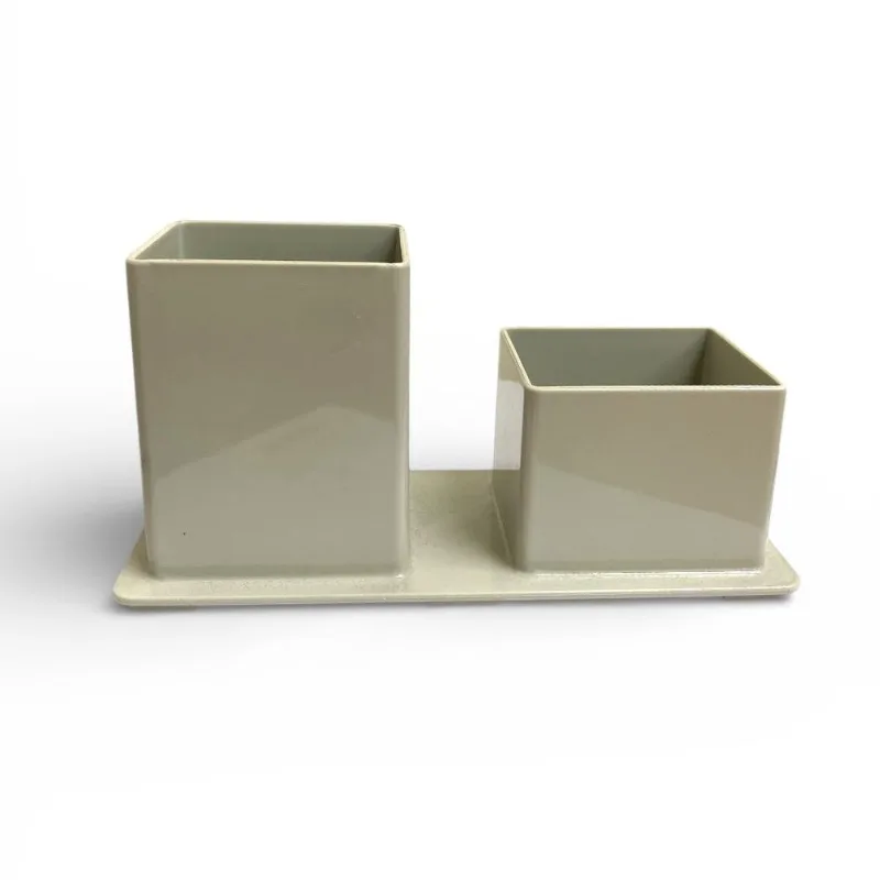 Organizador Duplo Paramount De Acessórios Creme 17x7x8,5cm (MP)