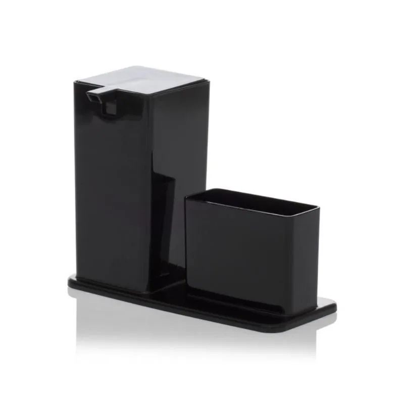 Dispenser Quadrado Plus Preto