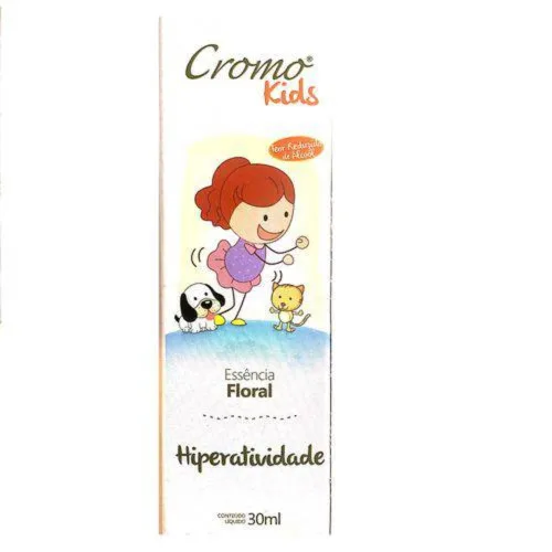 Essencia Floral Hiperatividade Kids 30ml Cromoflorais - CROMOFLORAIS