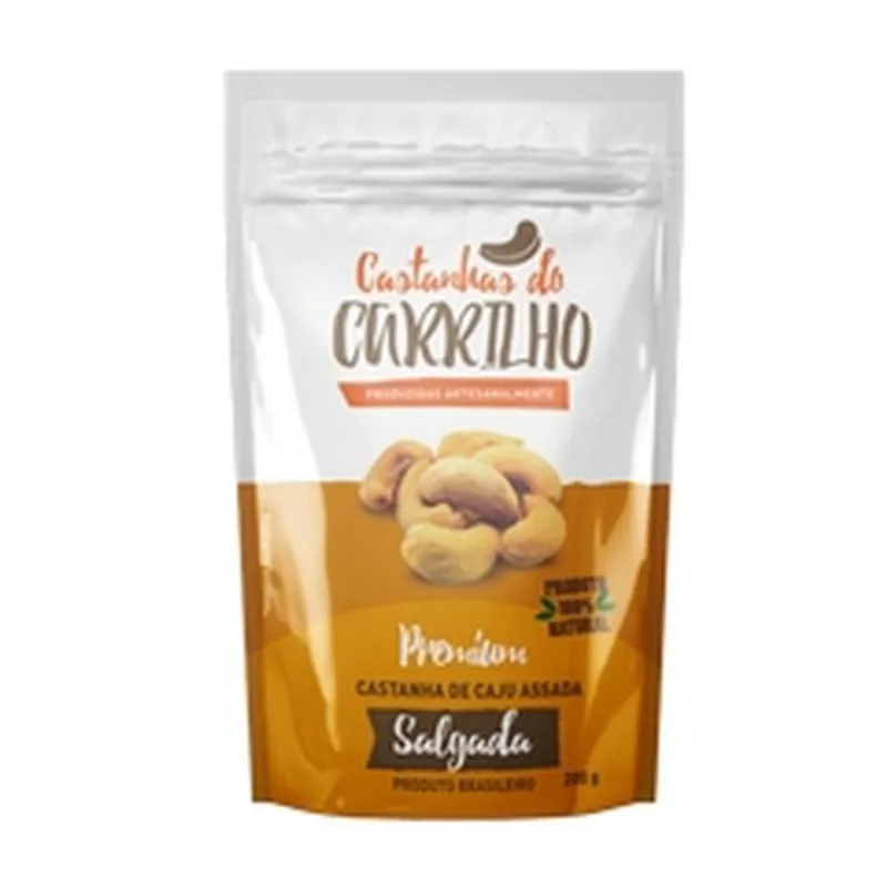 Castanha de Caju Castanha do Carrilho Salgada 200g
