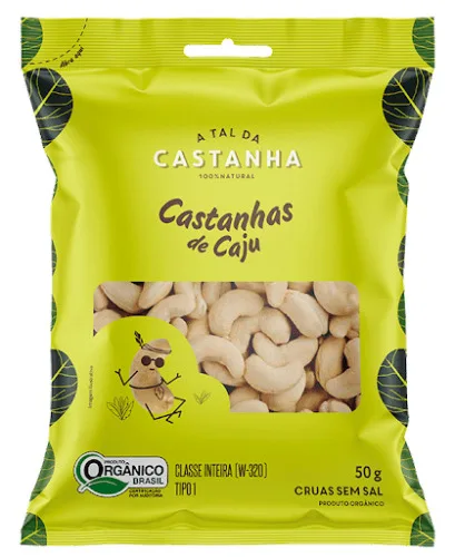 Castanha De Caju Cruas Sem Sal 50g A Tal Da Castanha - A TAL DA CASTANHA
