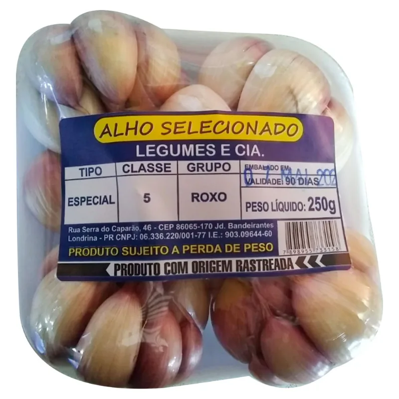 Alho Legumes e Cia 250g