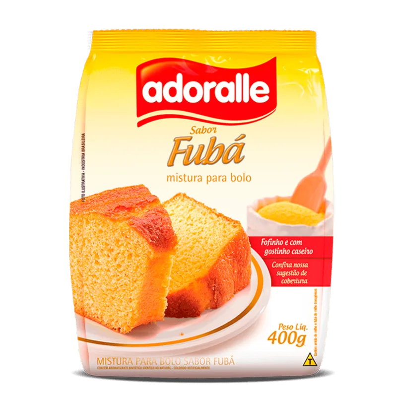 Mistura para Bolo Adoralle Fubá 400g
