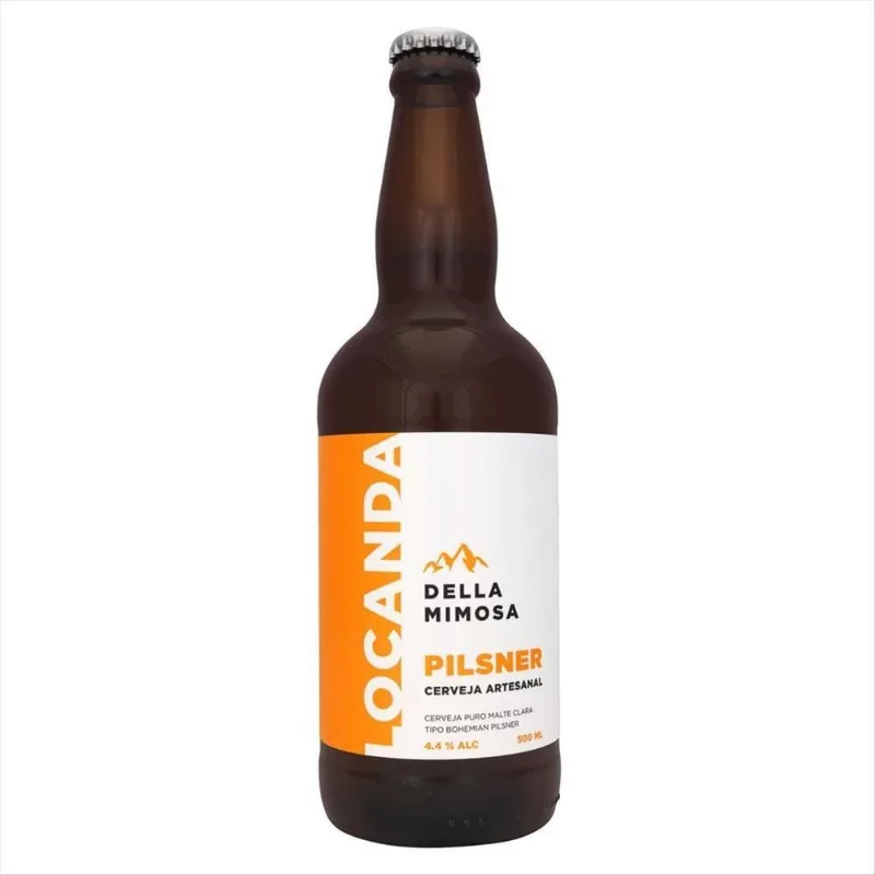 Cerveja Brasileira Locanda Della Mimosa Pilsen Garrafa 500ml