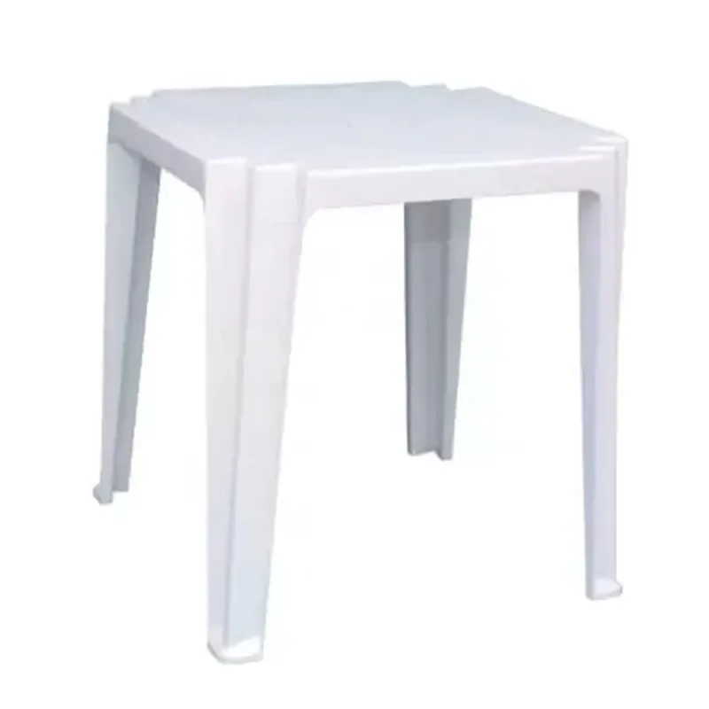 Mesa Liberty Plástica Paiva 70cm x 70cm Branca - LIBERTY PLAST - Bazar