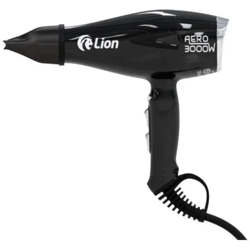 Secador De Cabelo Profissional Lion Aero 3000W 220V Preto (MP)