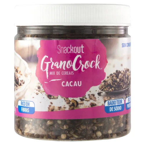 Mix De Cereais Granocrock Snackout Cacau 220g - SNACKOUT