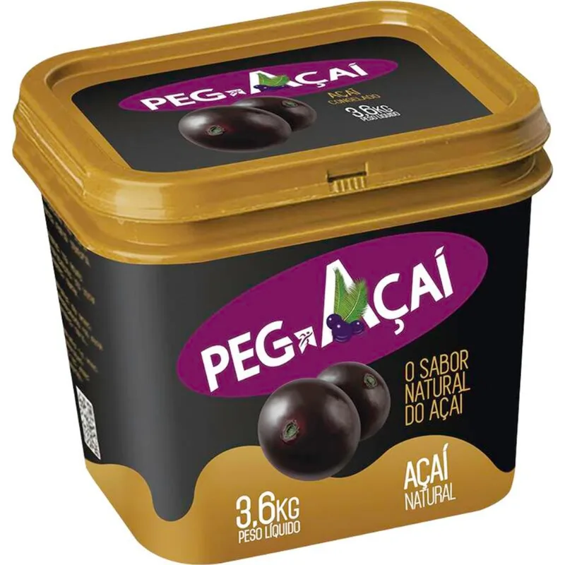 Açaí Peg Açaí Congelado Natural 3,6kg