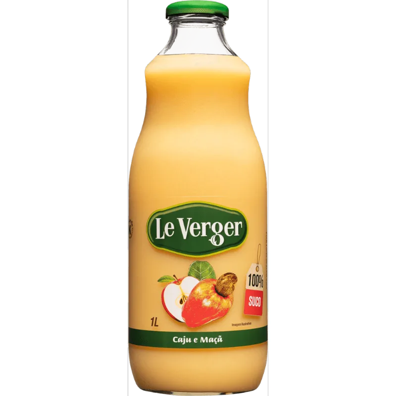 Suco LeVerger Sabor Caju e Maçã 1L
