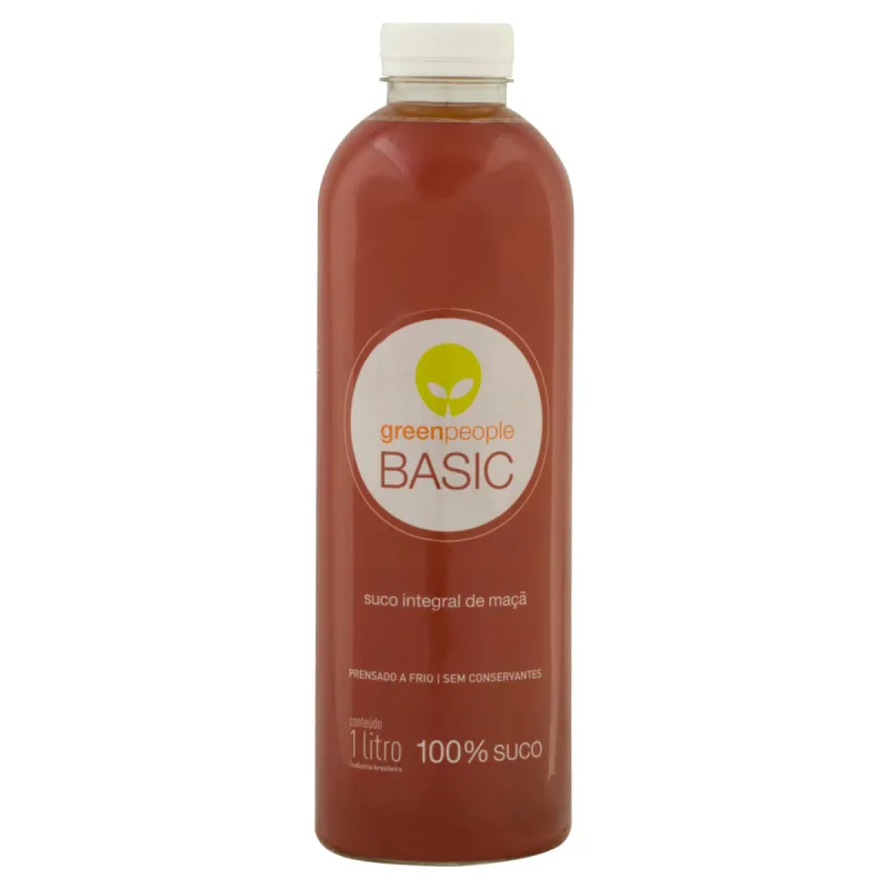 Suco Greenpeople Basic Maçã 1l - Greenpeople - Bebida Não Alcoólica