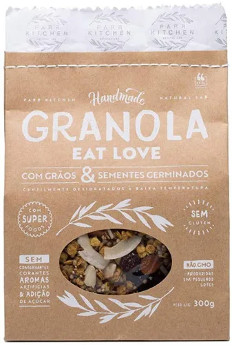 Granola Sem Gluten 300g Parr Kitchen - PARR KITCHEN - Mercearia