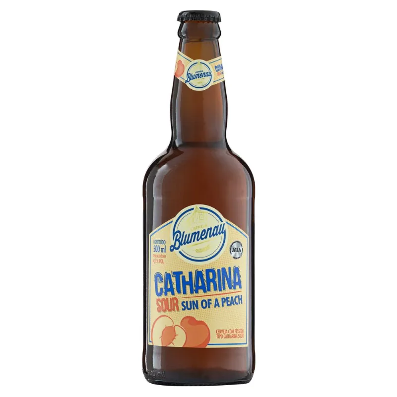 Cerveja Catharina Sour Sun Of A Peach Blumenau Garrafa 500ml