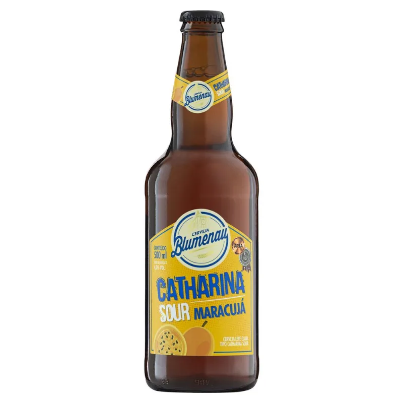 Cerveja Catharina Sour Maracujá Blumenau Garrafa 500ml