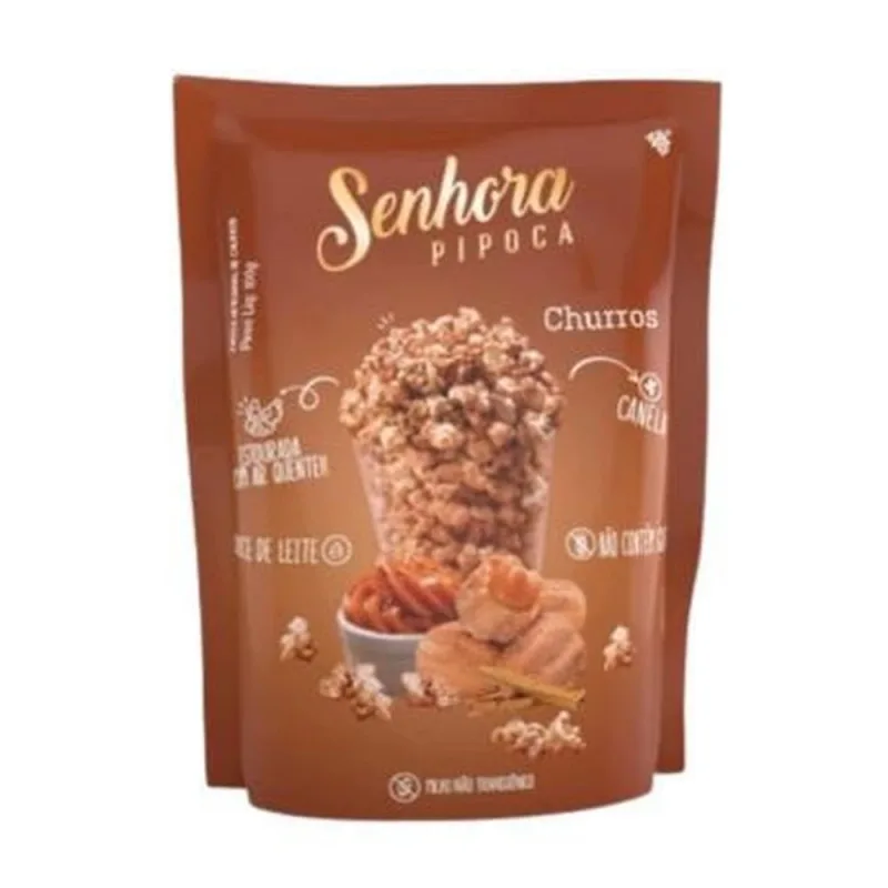 Pipoca Senhora Pipoca Churros 100g - Não Informado - Mercearia