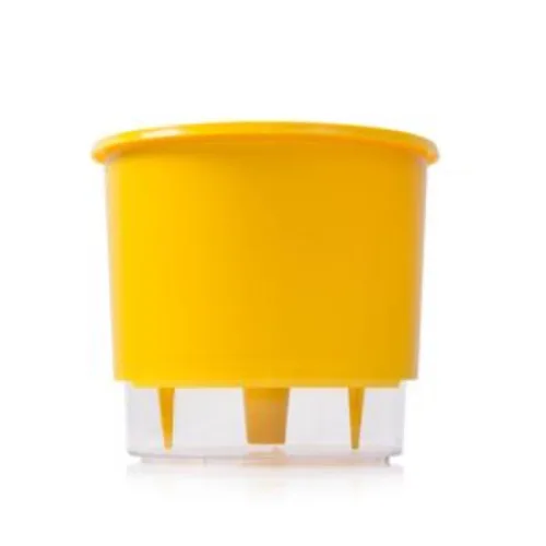 Vaso Raiz Autoirrigavel 02 Amarelo - RAIZ - Papelaria