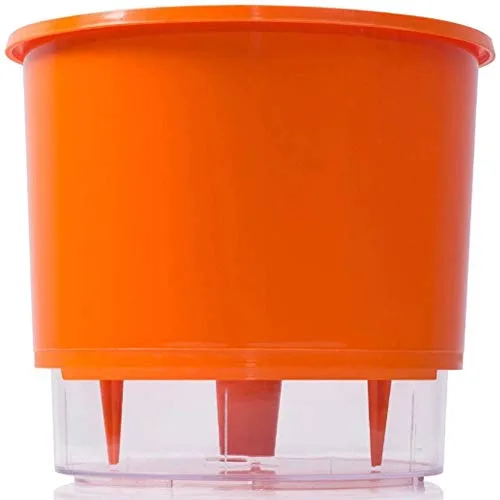 Vaso Raiz Autoirrigavel 02 Laranja - RAIZ