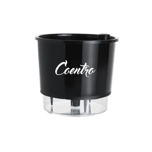 Vaso Raiz Autoirrigavel 03 Preto Coentro - PRETO - Papelaria