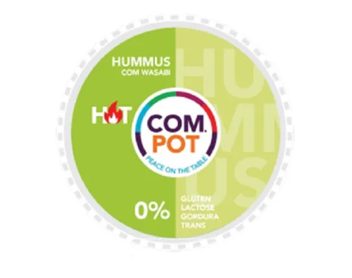 Hummus Com Wasabi Compot - COM POT