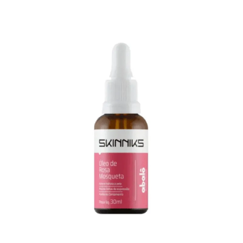 Óleo Facial e Corporal Skinniks Rosa Mosqueta Abalô 30ml