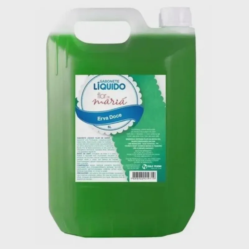 Sabonete Liquido Perola Flor Maria 5l erva Doce