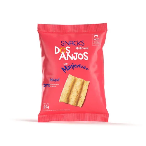 Snack Multicereal Sabor Manjericão 25g Dos Anjos - DOS ANJOS - Mercearia