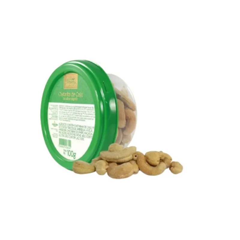 Castanha de Caju Euro Company Torrada Salgada Pote 100g