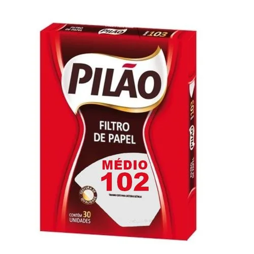 Filtro Papel Pilao 102 C/30 - PILAO - Bazar