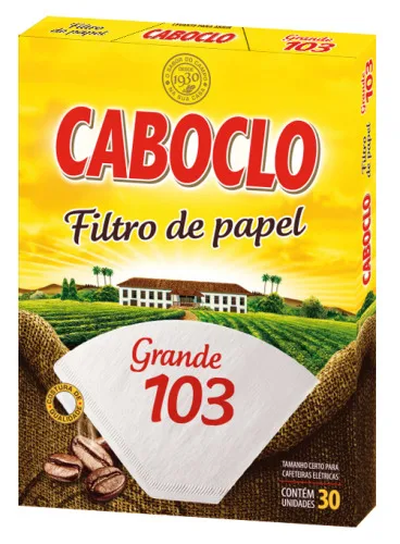 FILTRO PAPEL CABOCLO 103 40UN - CABOCLO