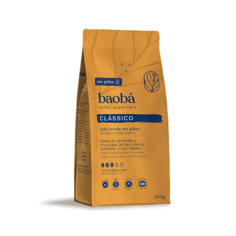 Café em Grãos Especial Clássico Baobá 250g