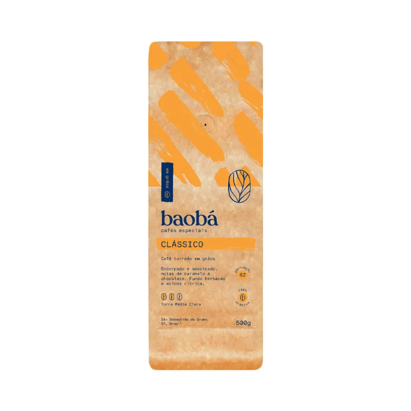 Café Baobá Clássico em grãos 500 g