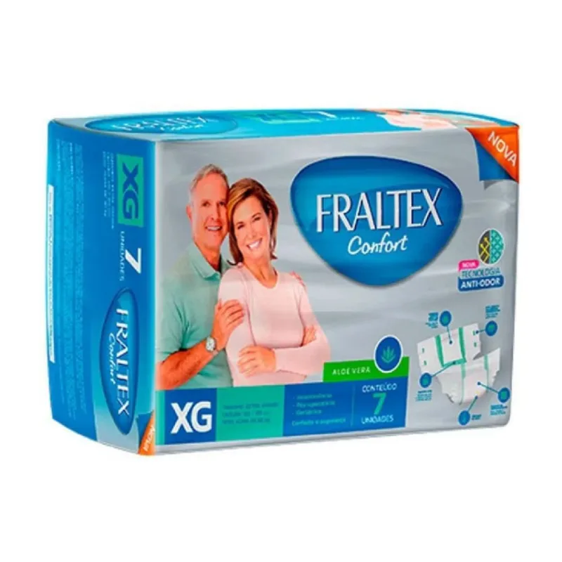 Fralda Geriátrica Fraltex XG c/ 7 Unid