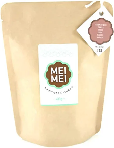 MEIBLEND 18 CASCA DO NIBS CANELA CRAVO ROSA ALCAÇUZ HIBISCO - MEIMEI