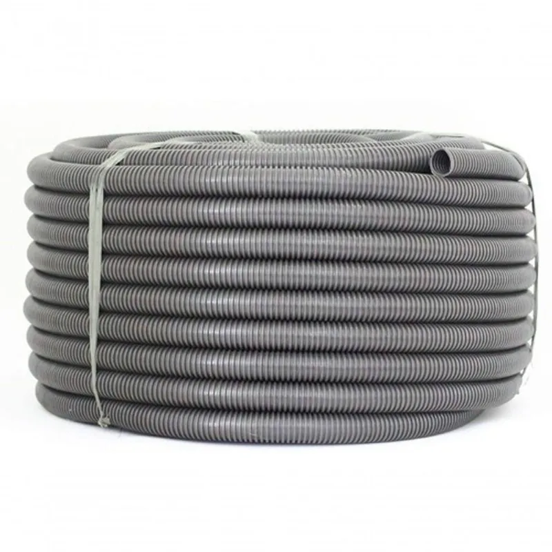 Conduíte Eletroduto Corrugado 3-4 25MM para Condução de Fios Flexível Cinza Higipack
