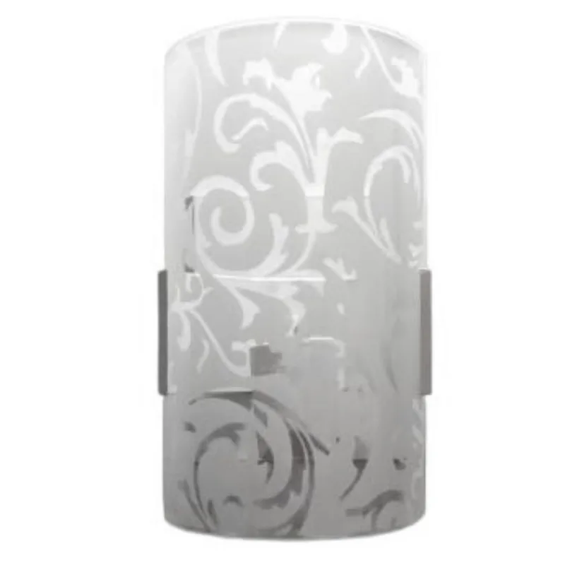 Arandela Natural em Vidro Branco para 1 Lâmpada E27 VMC Arandela Natural em Vidro Branco com Vidro para 1 Lâmpada E27