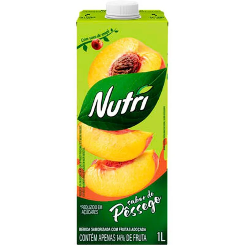 Suco Misto Nutrinéctar Pêssego e Maçã 1L