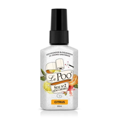 Odoriz Bloquedor Le Poo Citrus 60ml - CITRUS - Higiene E Beleza