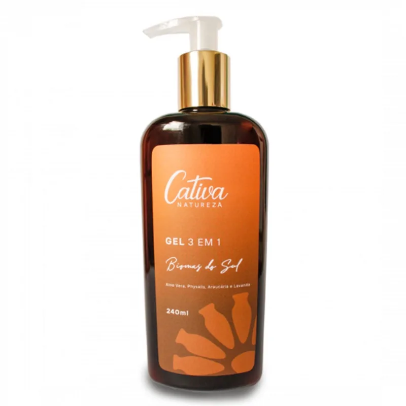 Gel 3 em 1 Biomas 240g - Cativa Natureza