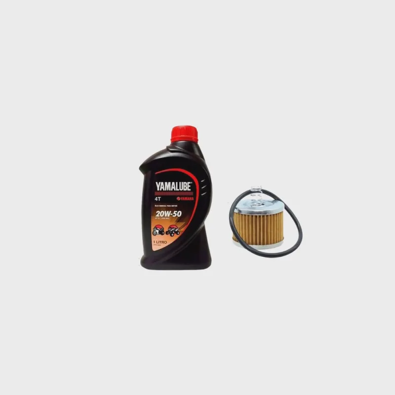 1 Litro Óleo Yamalube 20W50 + filtro de óleo crosser/factor/xtz 150 - Yamaha - Automotivo