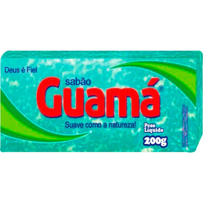 Sabão em Barra Guamá Marmorizado Verde 200g