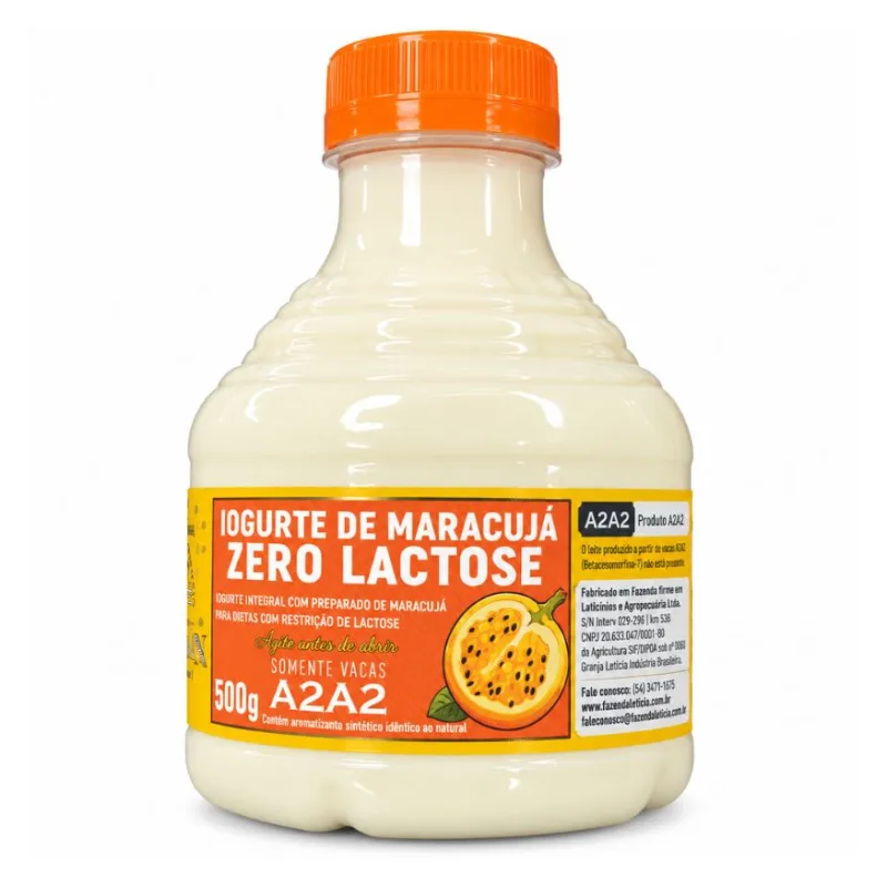 Iogurte Zero Lactose Maracujá Trevisan 500g - Trevisan