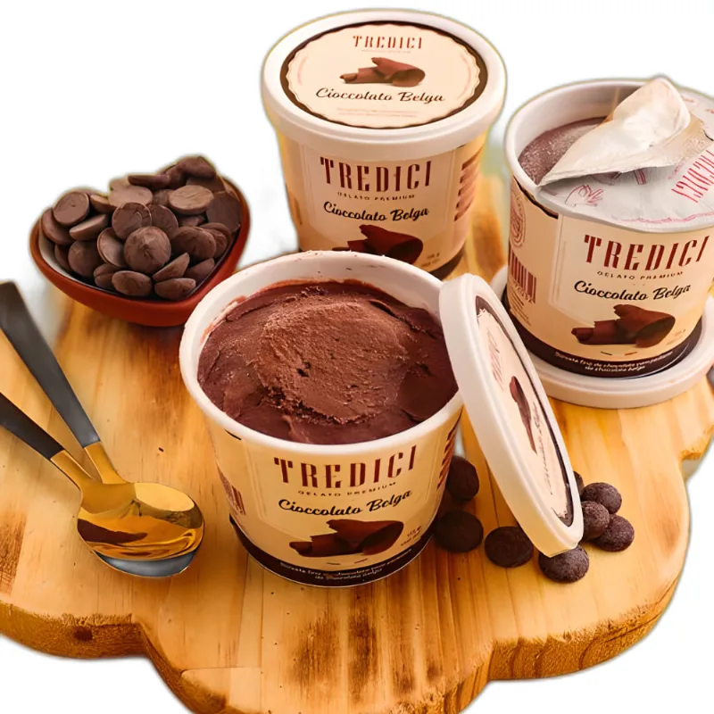 Gelato Tredici Premium Iogurte Ciocccolato Nero Pote 150ml
