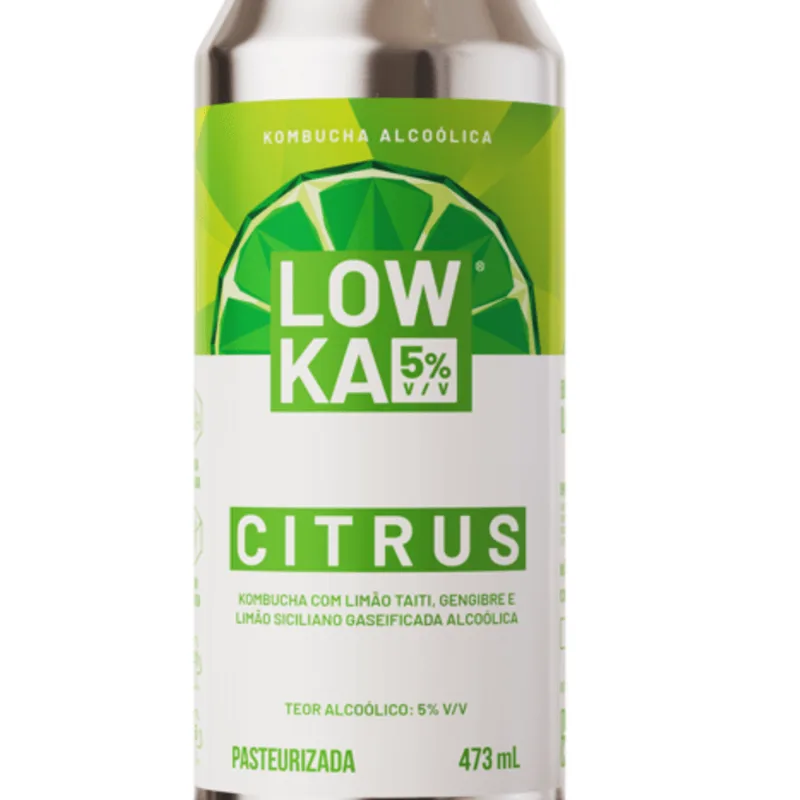 Beb Alc Kombucha Lowka 473ml-Lt 5% Citrus