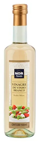 VINAGRE DE VINHO BRANCO NOR FOODS 500ML - NOR FOODS