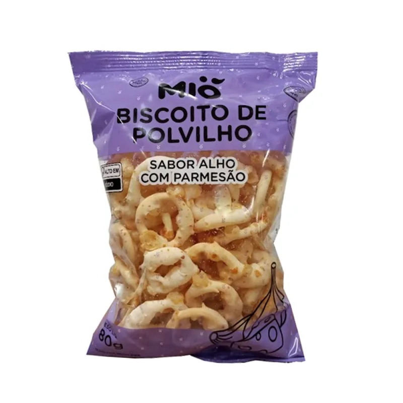 Biscoito De Polvilho Mió Alho Com Parmesão 80g - Não Informado - Mercearia
