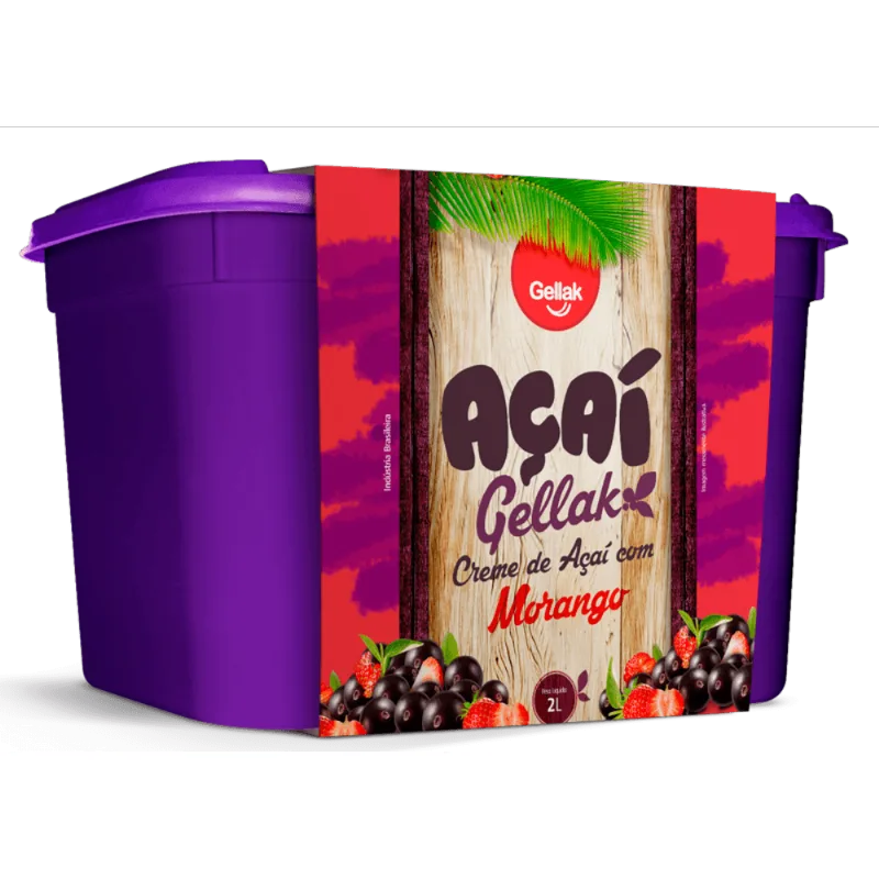 Açaí Gellak 2L - Morango