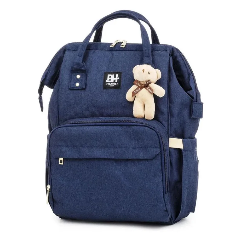Mochila Maternidade Impermeável Bh Travel Azul