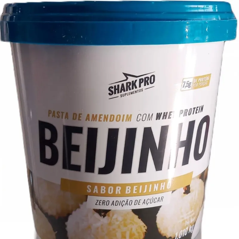 Pasta De Amendoim Beijinho (1Kg) - Shark Pro
